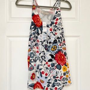 LOFT Cami Tank Floral NWT Size M